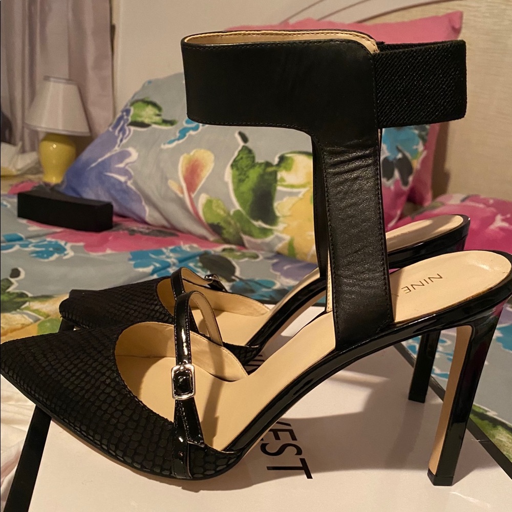 Nine West ankle strap heel